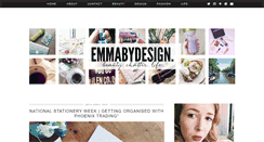 Desktop Screenshot of emmabydesign.com